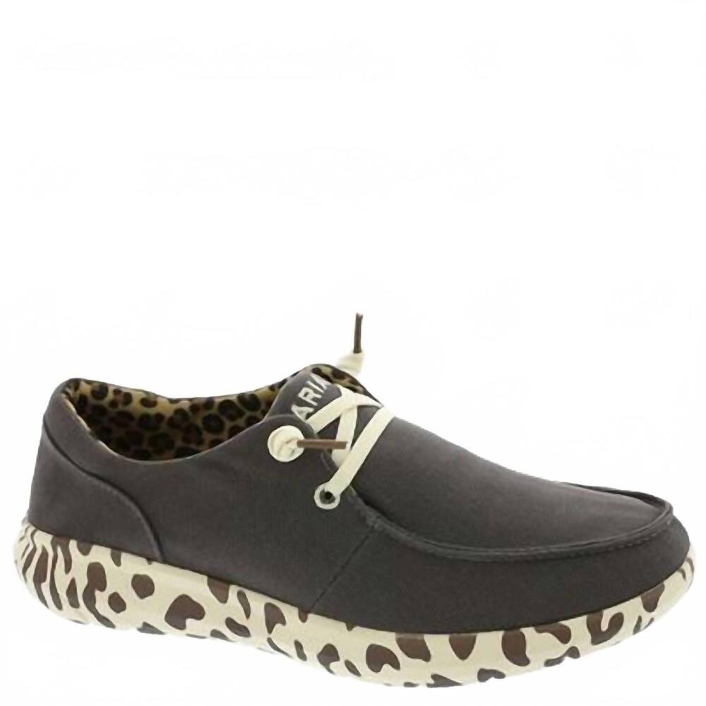 NEW ARIAT women's hilo lace-up shoes in gray